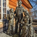 Rzeźba rodziny Żeromskich