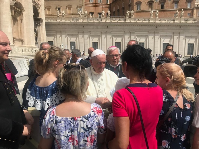 Audiencja z Ojcem Świętym Franciszkiem