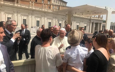 Audiencja z Ojcem Świętym Franciszkiem