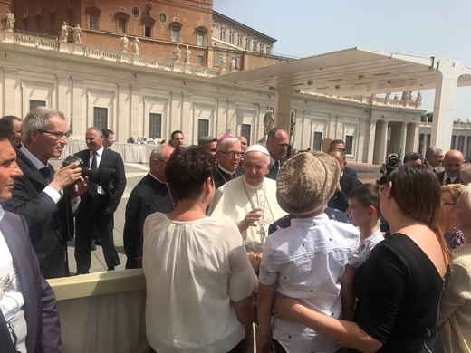 Audiencja z Ojcem Świętym Franciszkiem