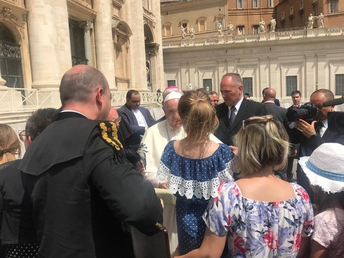 Audiencja z Ojcem Świętym Franciszkiem