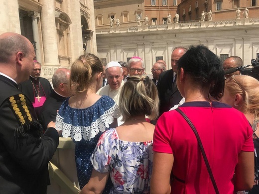 Audiencja z Ojcem Świętym Franciszkiem