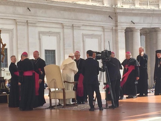 Audiencja z Ojcem Świętym Franciszkiem