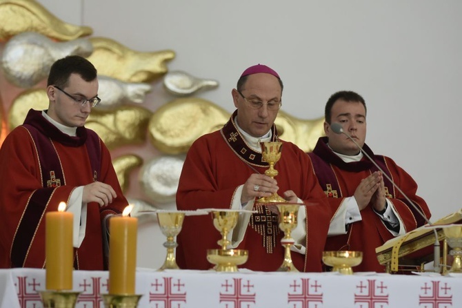 Msza się dla KEP w sanktuarium Relikwii Drzewa Krzyża Świętego w Wałbrzychu