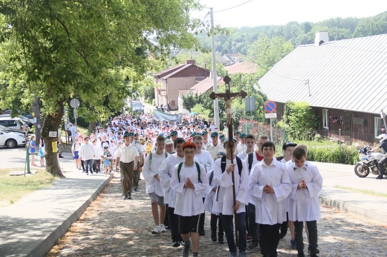 Pielgrzymka lektorów i ministrantów do Wąwolnicy