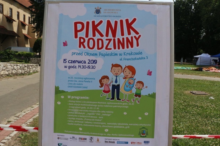 II Piknik Rodzinny pod oknem papieskim 2019