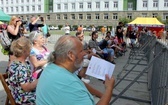 Spotkanie na placu Krakowskim 