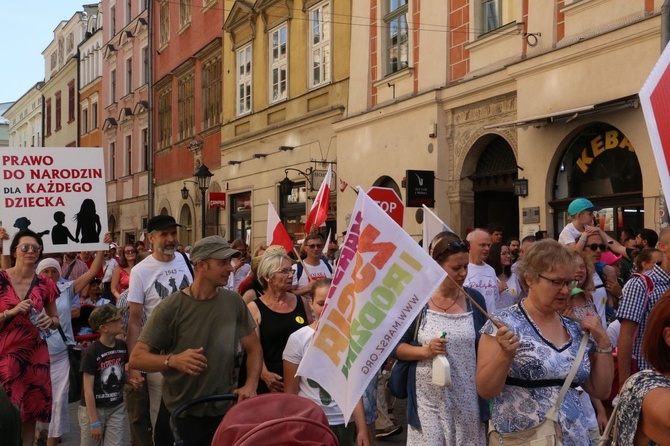 VII Marsz dla Życia i Rodziny Kraków 2019