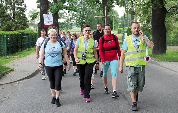 ▲	Pielgrzymi jasnogórscy wyruszyli z jawiszowickiej parafii Matki Bożej Bolesnej.