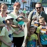 ▲	Agnieszka i Krzysztof Adamiec-Trutwin z dziećmi przyjechali na zjazd z Chorzowa.