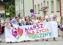 Marsz dla życia i rodziny poprowadził na plac, gdzie w czasie festynu rodzinnego zaprezentowali się uczestnicy III Noworudzkich Warsztatów Muzyki Liturgicznej.