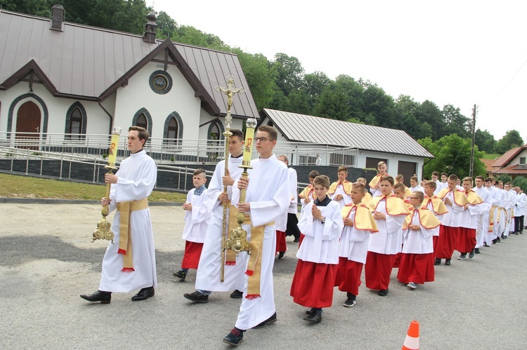 Błogosławieństwo kaplicy cmentarnej i odnowionych organów w Podegrodziu