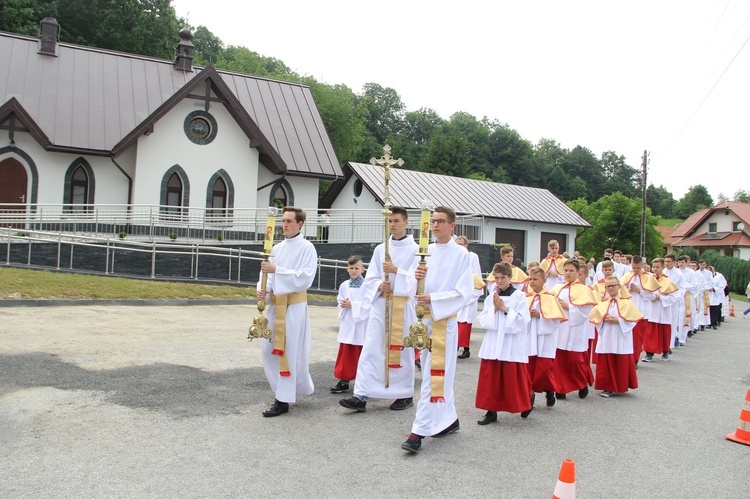 Błogosławieństwo kaplicy cmentarnej i odnowionych organów w Podegrodziu