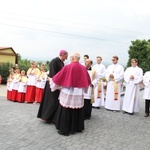 Błogosławieństwo kaplicy cmentarnej i odnowionych organów w Podegrodziu