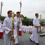 Błogosławieństwo kaplicy cmentarnej i odnowionych organów w Podegrodziu