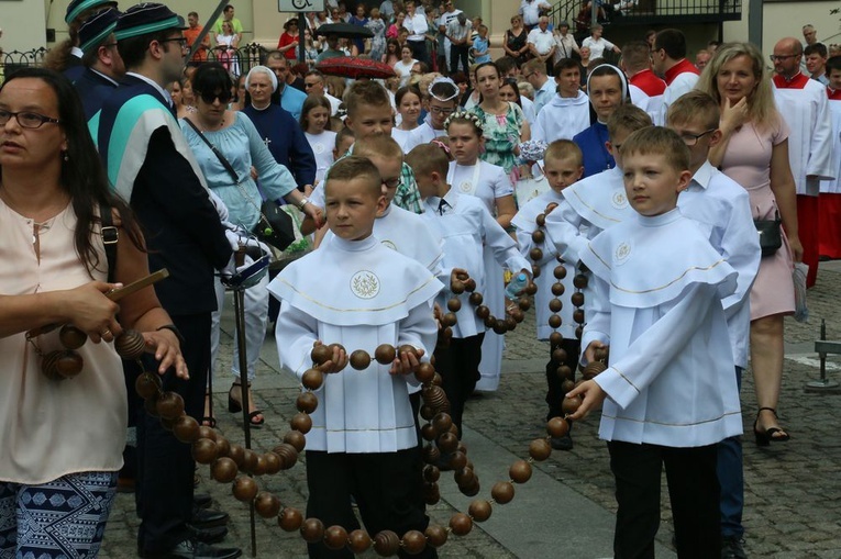 Procesja Bożego Ciała w  Lublinie