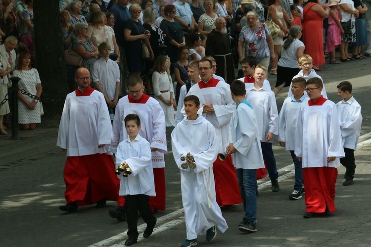 Procesja Bożego Ciała w  Lublinie