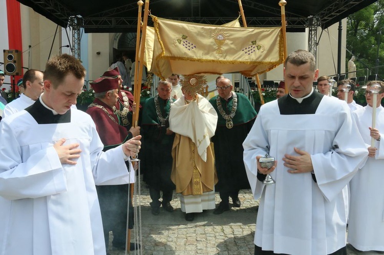 Procesja Bożego Ciała w  Lublinie