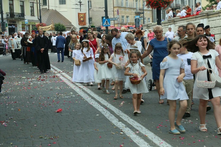 Procesja Bożego Ciała w  Lublinie