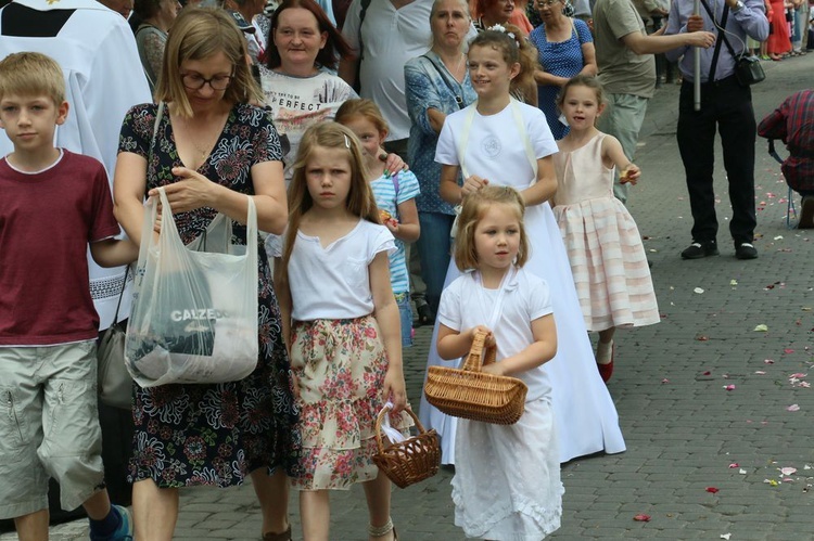 Procesja Bożego Ciała w  Lublinie