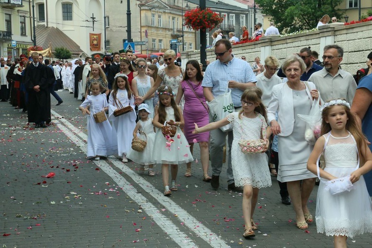 Procesja Bożego Ciała w  Lublinie