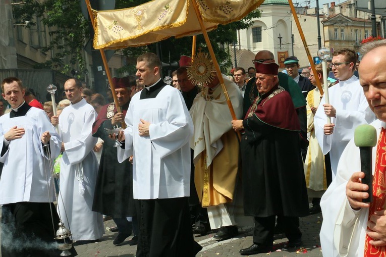 Procesja Bożego Ciała w  Lublinie