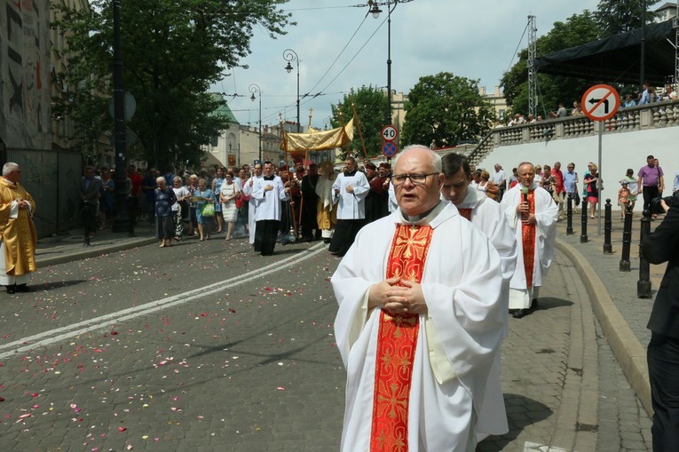 Procesja Bożego Ciała w  Lublinie