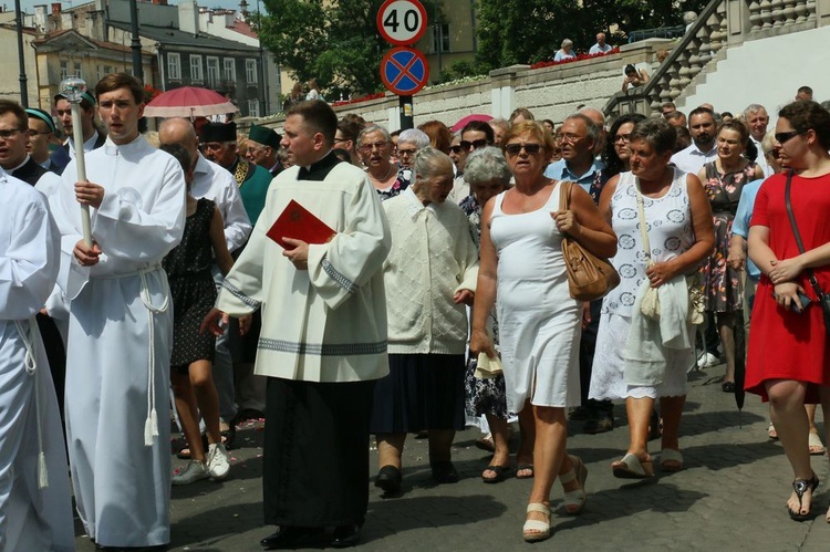 Procesja Bożego Ciała w  Lublinie