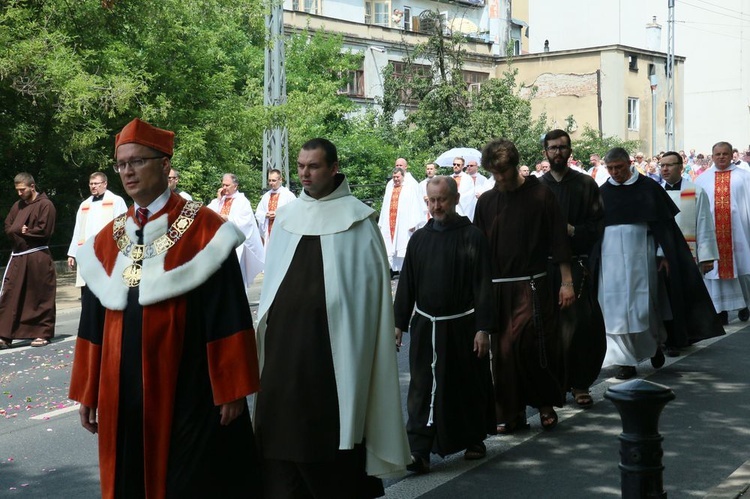 Procesja Bożego Ciała w  Lublinie