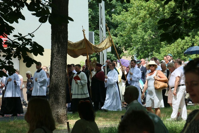 Procesja Bożego Ciała w  Lublinie