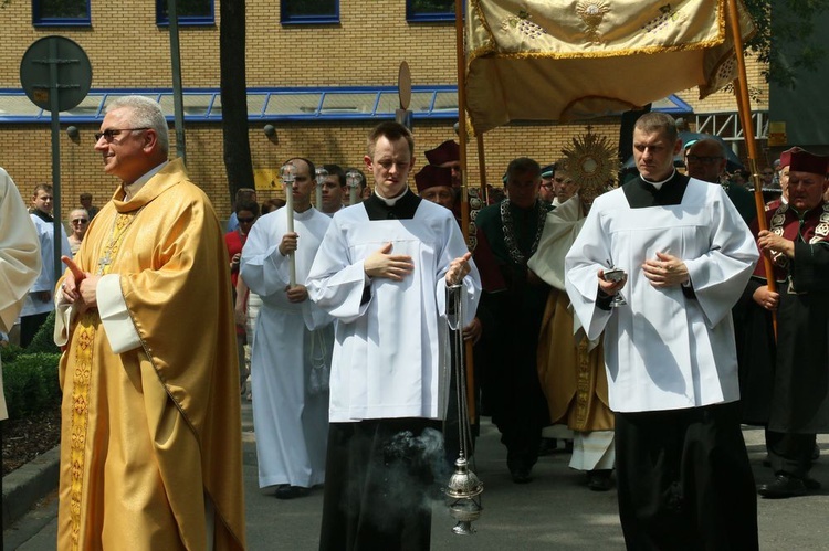 Procesja Bożego Ciała w  Lublinie