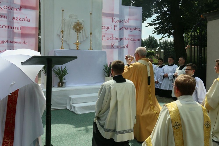 Procesja Bożego Ciała w  Lublinie