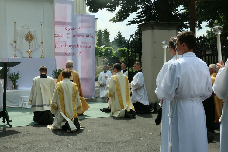 Procesja Bożego Ciała w  Lublinie