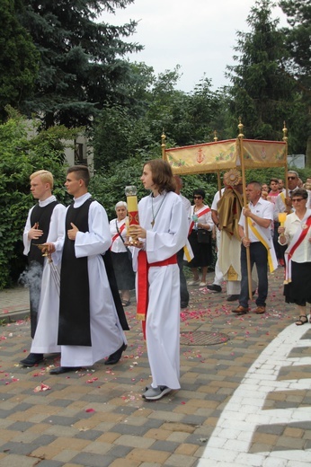 Procesja parafii Chrystusa Króla i św. Barbary