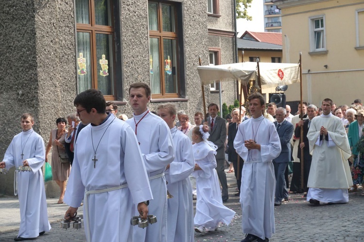 Centralna  procesja Bożego Ciała w Gliwicach