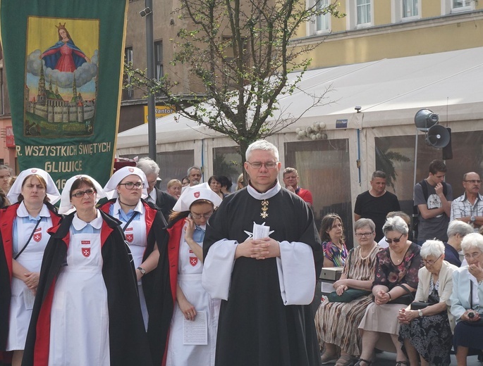 Centralna  procesja Bożego Ciała w Gliwicach