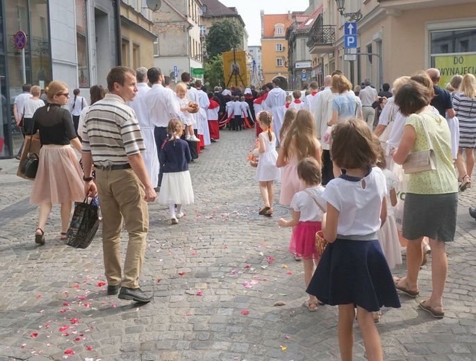 Centralna  procesja Bożego Ciała w Gliwicach