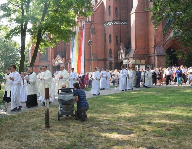 Centralna  procesja Bożego Ciała w Gliwicach