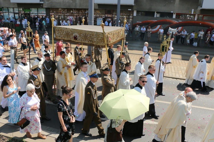 Centralna procesja Bożego Ciała we Wrocławiu 2019