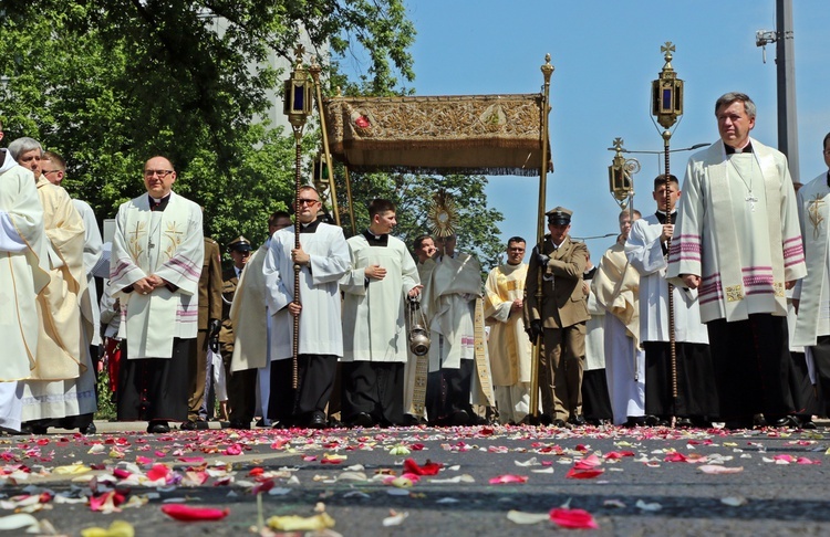 Centralna procesja Bożego Ciała we Wrocławiu 2019