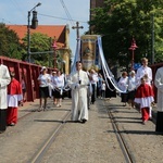 Centralna procesja Bożego Ciała we Wrocławiu 2019