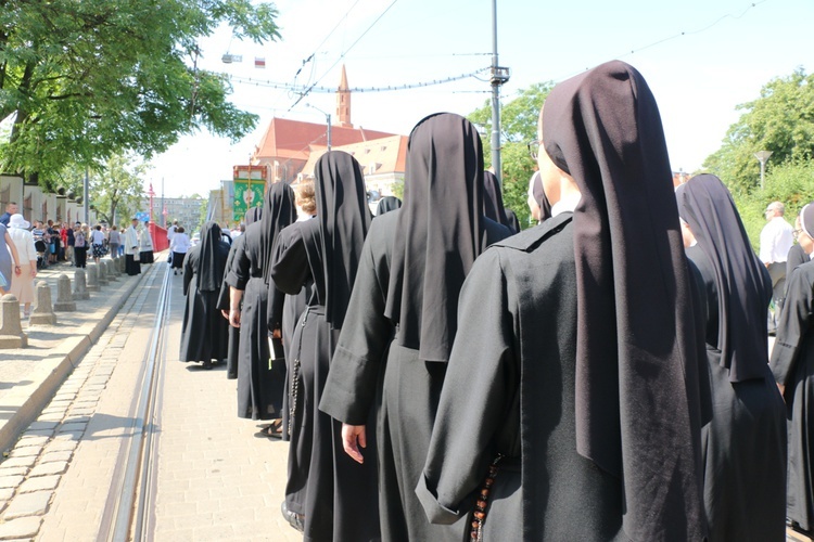 Centralna procesja Bożego Ciała we Wrocławiu 2019