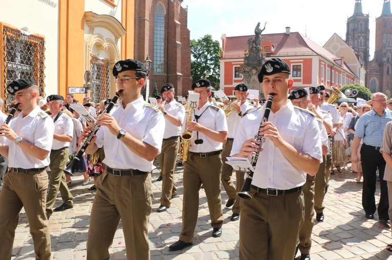 Centralna procesja Bożego Ciała we Wrocławiu 2019
