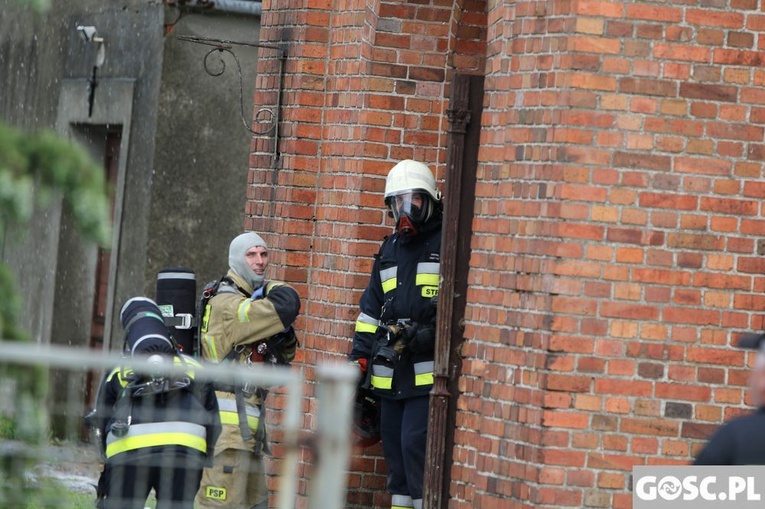 Pożar kościoła w Lutolu Suchym
