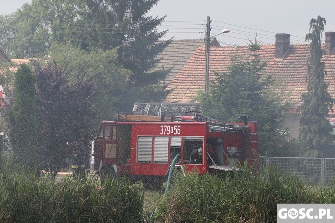 Pożar kościoła w Lutolu Suchym