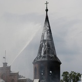 Pożar kościoła w Lutolu Suchym