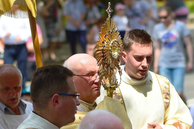 Olsztyn. Centralna procesja Bożego Ciała