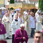 Olsztyn. Centralna procesja Bożego Ciała