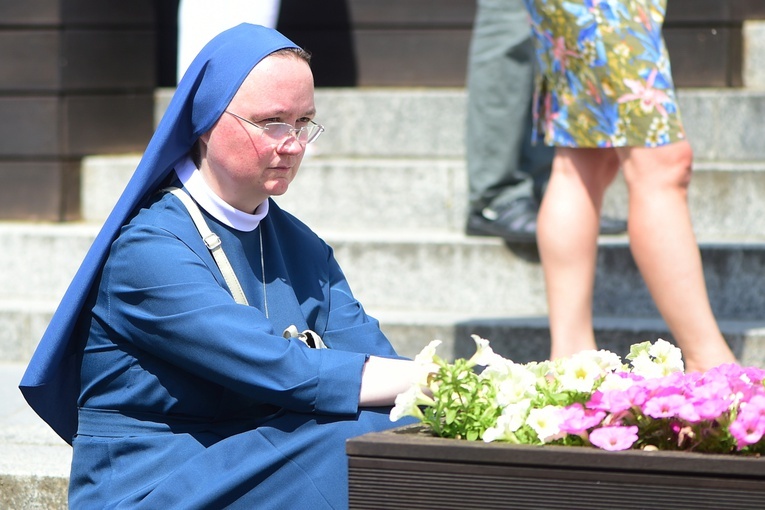 Olsztyn. Centralna procesja Bożego Ciała