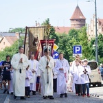 Olsztyn. Centralna procesja Bożego Ciała